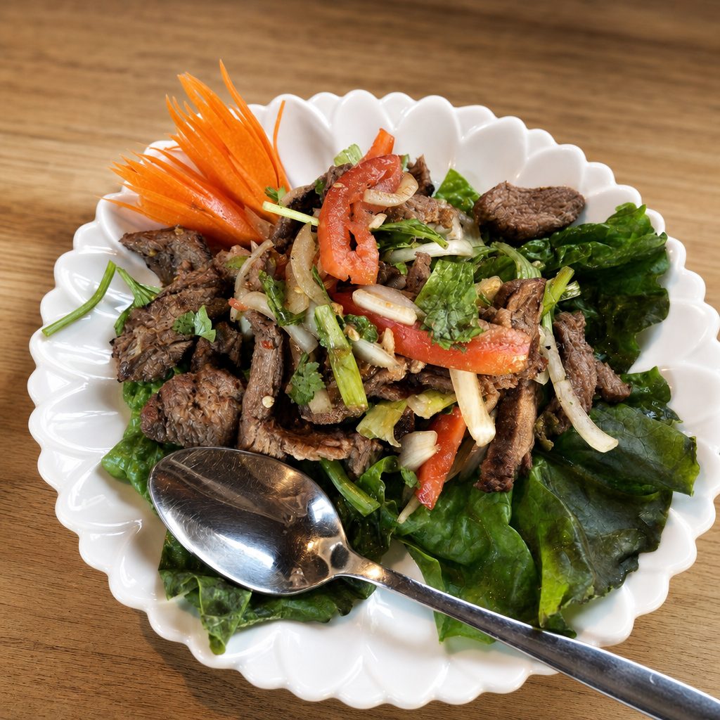 Rib-Eye Beef Salad.