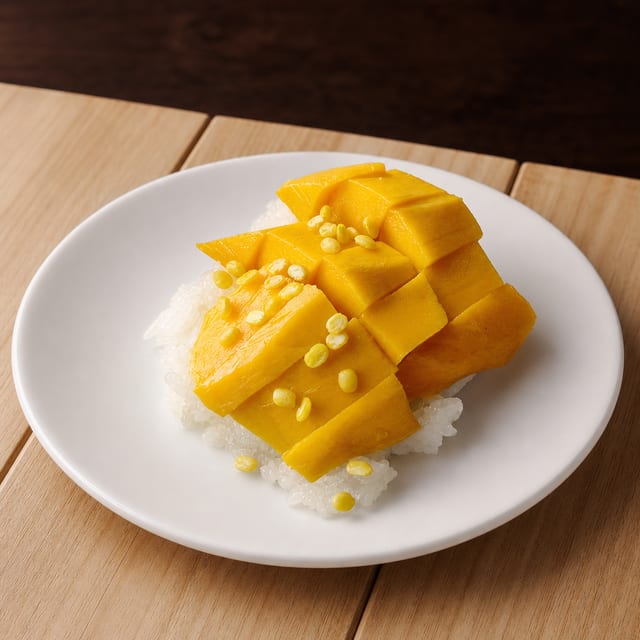 Mango with Sticky Rice.