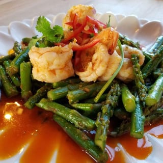 Asparagus with Shrimp